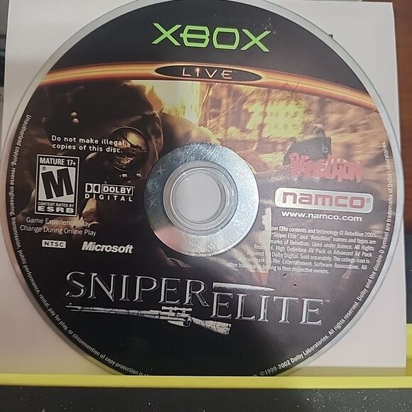 Sniper Elite (Microsoft Xbox, 2005) - Picture 1 of 1